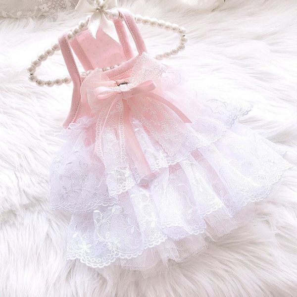 

dog apparel cute lace summer small vest shirt clothes for chihuahua princess party dress cat pet tutu skirt