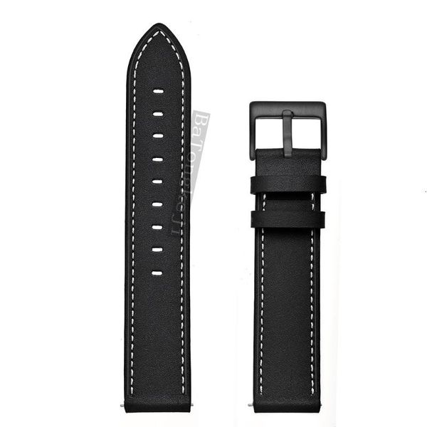 

watch bands 2021 genuine leather strap for galaxy 3 45mm classic band with pin buckle 22mm black, Black;brown