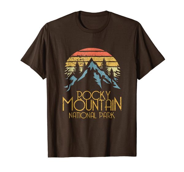 

Vintage Rocky Mountains National Park Colorado Retro T-Shirt, Mainly pictures
