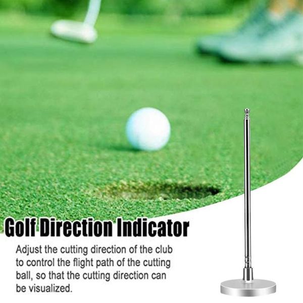 

golf training aids improve cutting skills direction rod design trainer aid four-stage indicator retractable 2 l7d0