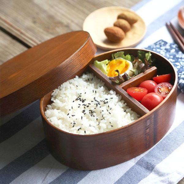 

dinnerware sets wooden lunch box for japanese style sushi bento kids school picnic office workers