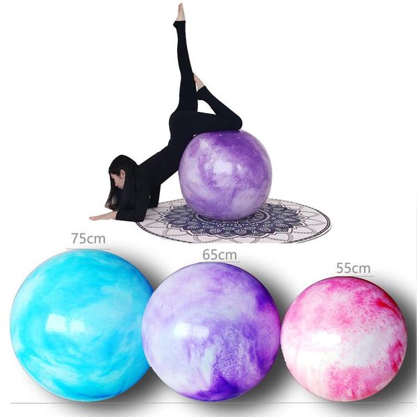 

&65 /75cm pilates yoga ball fitness pvc gymnastic pregnant woman delivery exercise midwifery balls