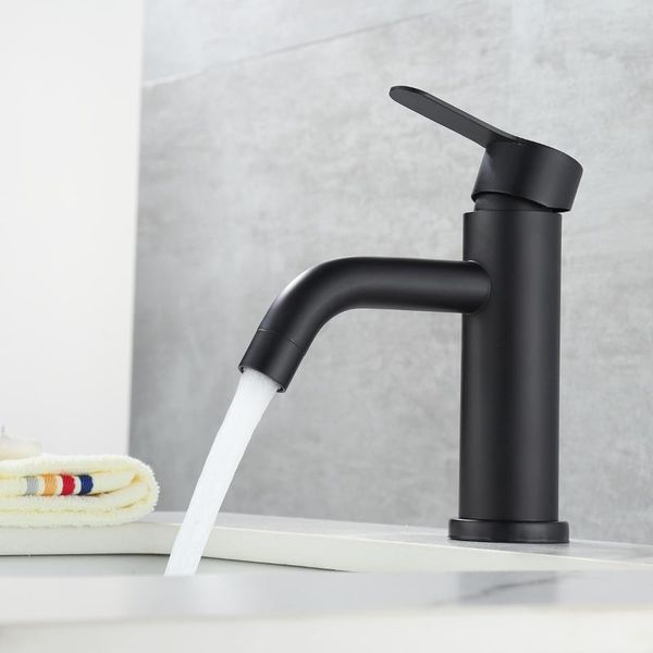 

bathroom sink faucets washbasin /cold water mixer tap single hole accessories stainless steel basin