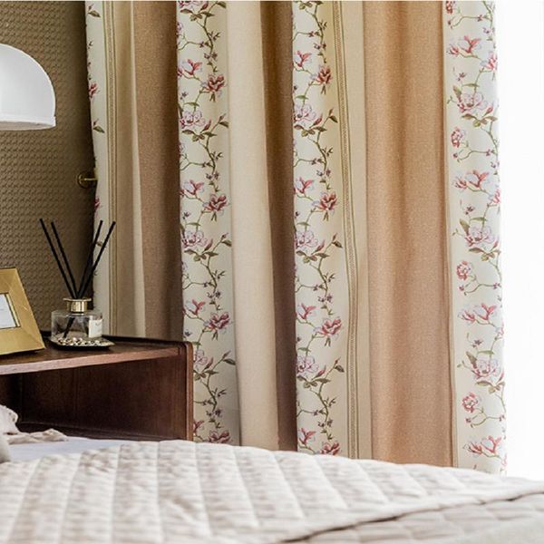 

modern curtains for living dining room bedroom simple polyester-cotton printed finished custom curtain & drapes