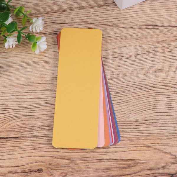 

100pcs blank kraft retro creative hand-painted antiquity color random bookmark