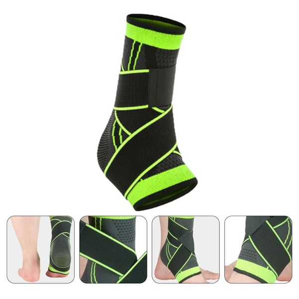 

ankle support professional brace sprain protection band (green), Blue;black