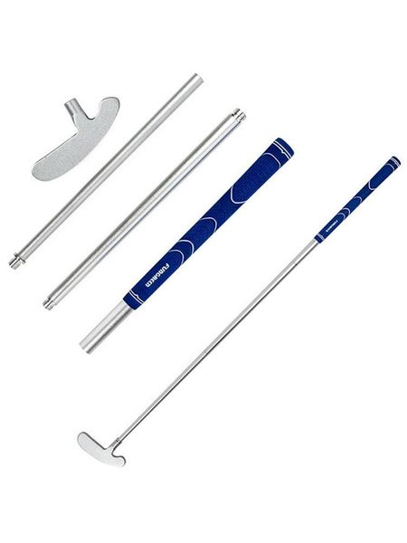 

complete set of clubs detachable three-section putter adjustable golf practice club aluminum alloy portable left and right-handed double-sid