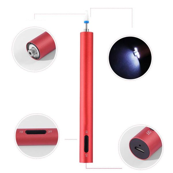 

nail drill & accessories usb rechargeable portable electric polisher