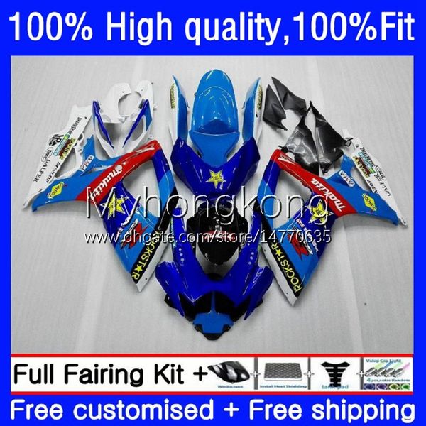 Carene per stampi ad iniezione per SUZUKI Light bue GSXR600 GSXR-750 750CC GSX-R750 K6 06-07 21No.14 GSXR 600 750 CC 600CC GSX-R600 06 07 GSXR-600 GSXR750 2006 2007 Carrozzerie OEM