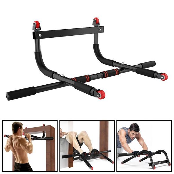 

horizontal bars adjustable indoor fitness bar pull-up workout handles chin-up gym equipment home exercise heavy duty trainer