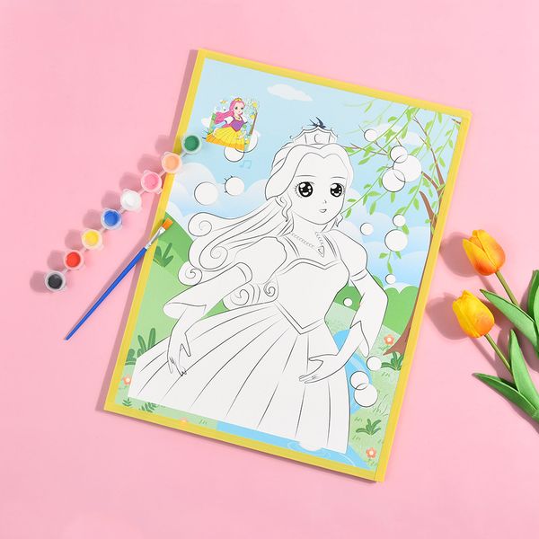

children toy drawing board graffiti diy30 * 40 puzzle suit painting on color toys