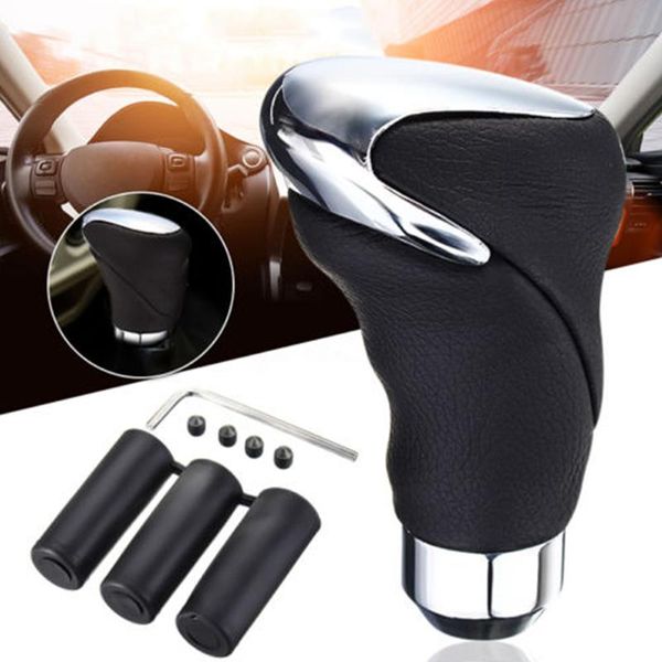 

shift knob manual automatic gear shifter car modification level stick non-slip genuine leather ergonomic fashion accessories