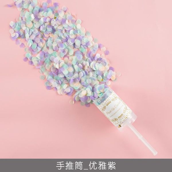 

party decoration push- confetti wedding birthday supplies hand push fireworks