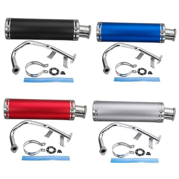 

motorcycle exhaust system pipe muffler for gy6 50cc scooter