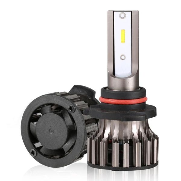 

car headlights 2pcs led light mini h1 h4 9006 9005 h7 h8/9/11 bulbs 6500k