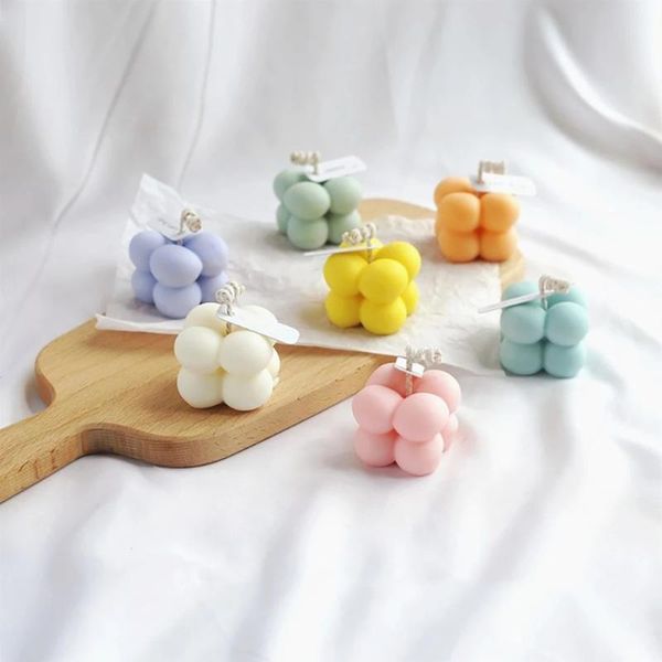 

candles 4cm mini cube geometry romantic soy wax scented candle for wedding home decor po props gift bath and body works pillar