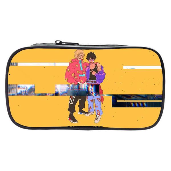 

cosmetic bags & cases banana fish pencil case creative stationery cute boy girl storage pen bag box student multifunction school