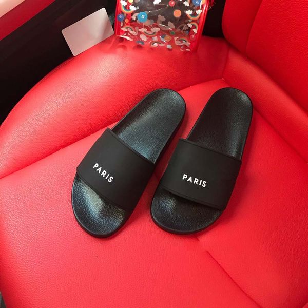 

classic women slipper embroidery sandal floral brocade fashion flip flops striped beach genuine leather dazzle flowers slippers with box 01, Black
