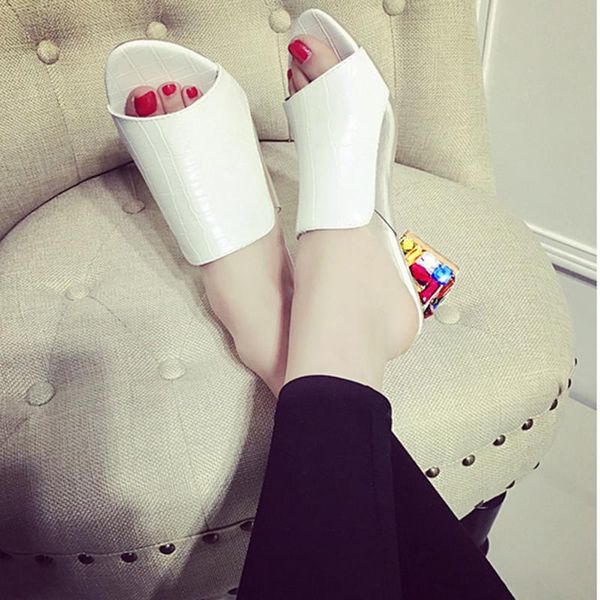 

slippers comfortable fashion flip flops women 2021 summer white shoes feminina zapatillas flat ladies casual, Black