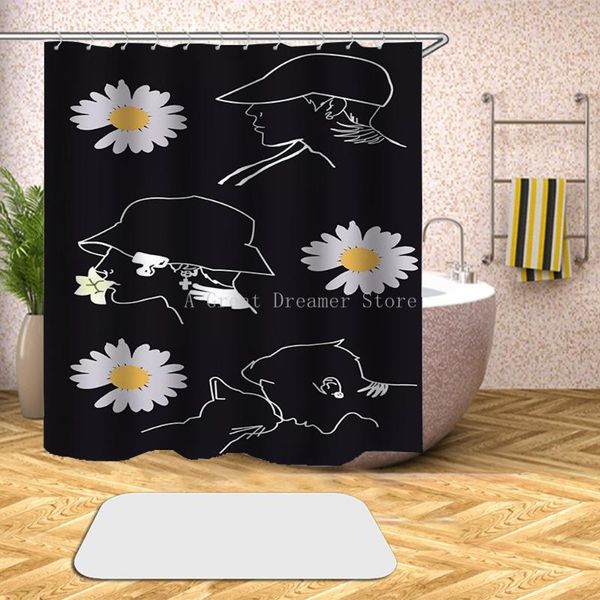

shower curtains little daisy bathroom curtain sets childrens girls bath custom