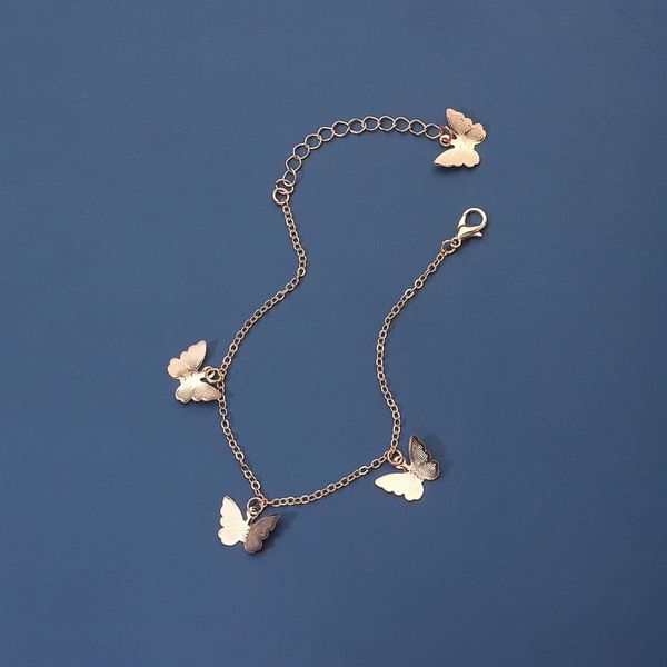 

link, chain butterfly women bracelet insect bracelets woman fashion cute lady simple sweet jewelry elegant gold color trendy metal pulseras, Black