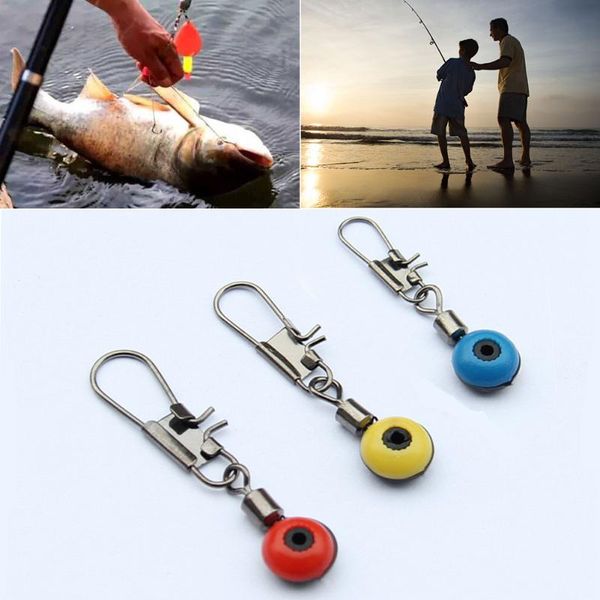 

20pcs/lot fishing lure rolling swivel with nice snap stainless steel hook connector link hooks