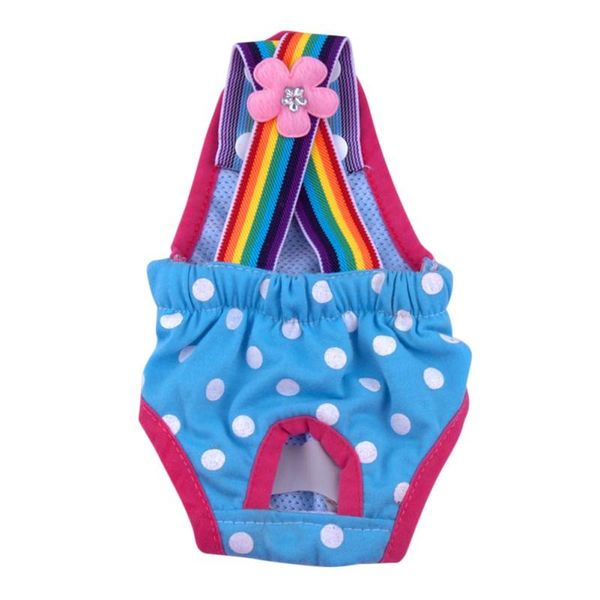 

dog apparel rompers style adjustable pet underwear sanitary physiological panty female shorts pants with strap menstruation panties