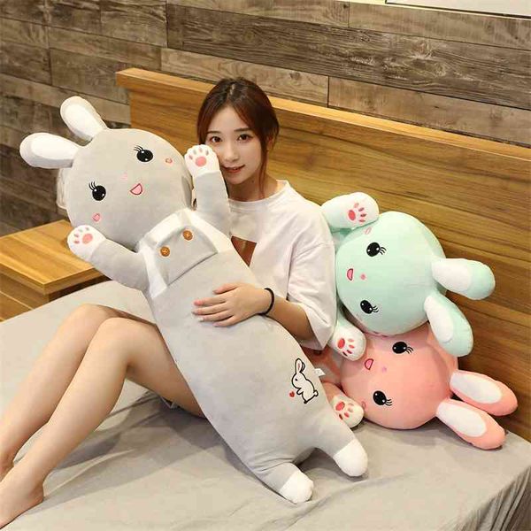 

cute rabbit pillow plush toy sleeping comforting girl cute doll gift