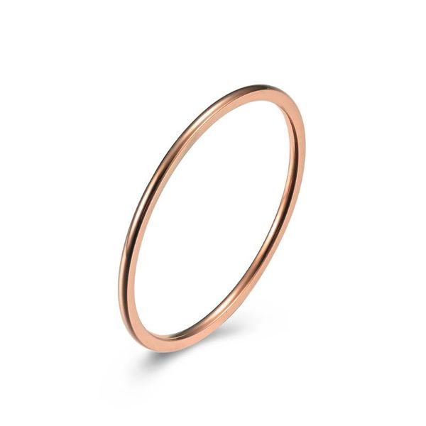 

wedding rings fashion stainless steel glossy ring couples men and women trendy simple punk jewelry gift 10142, Slivery;golden