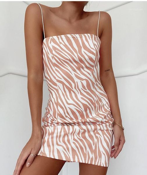 

women spaghetti strap tank dress, animal print sleeveless backless bodycon mini club dress casual dresses, Black;gray