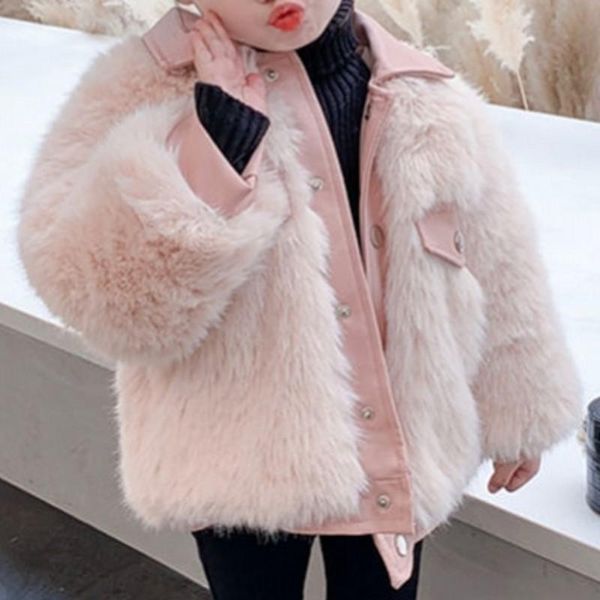 

jackets girls jacket fur thickness kids coats children winter autumn 2021bt003, Blue;gray