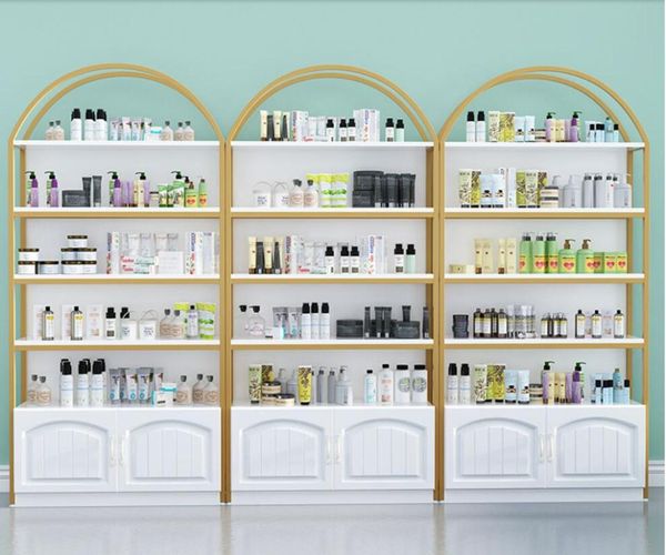 

beauty salon skin care cosmetics display cabinet shelf combination product supermarket other home decor