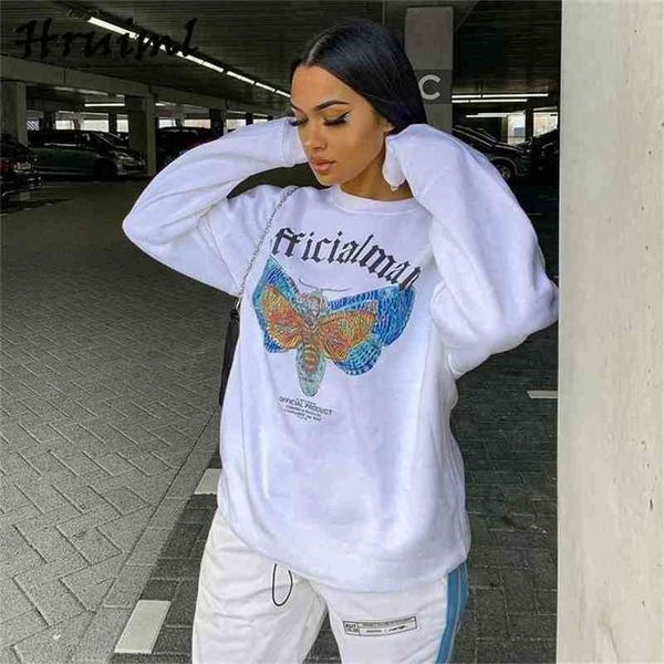 

arrival women's sweatshirt long sleeve fashion clothes for teens casual loose pullovers sudaderas para mujer 210513, Black