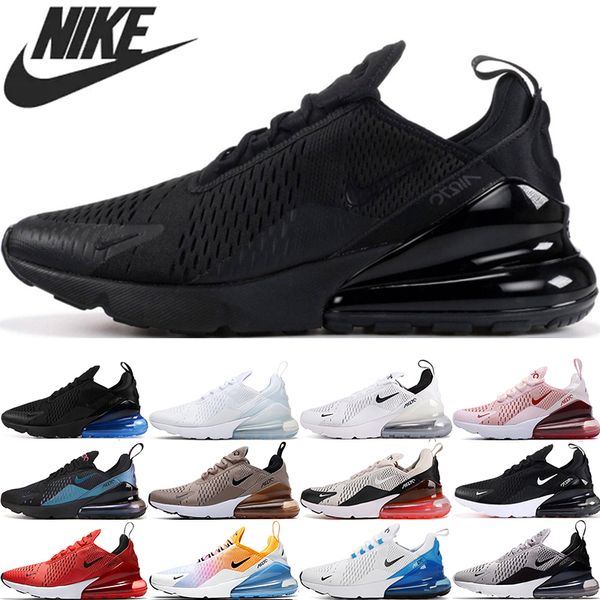 

nike air max airmax 270 triple black white running shoes 270s cactus mens womens trainers sports sneakers runners a6 size 36-45