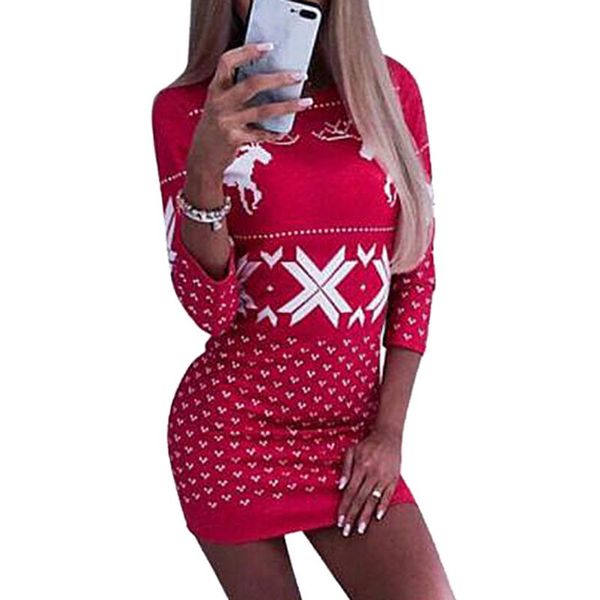 

casual dresses christmas slim dress wrapped hips party fashion for women knitwear long womens ladies warm #40, Black;gray