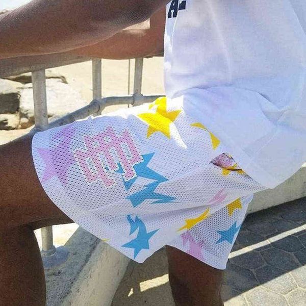 

united states brand short eric emanuel ee men's casual shorts newyork city skyline fitness summer running gym workout mesh women sports, White;black