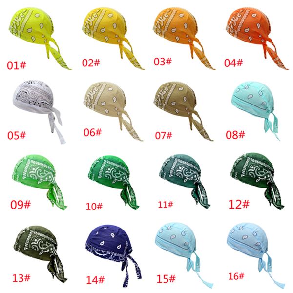 

outdoor riding pirate hat cotton printed single cashew multicolor hip-hop headscarf hats fashion accessories spring summer, Blue;gray