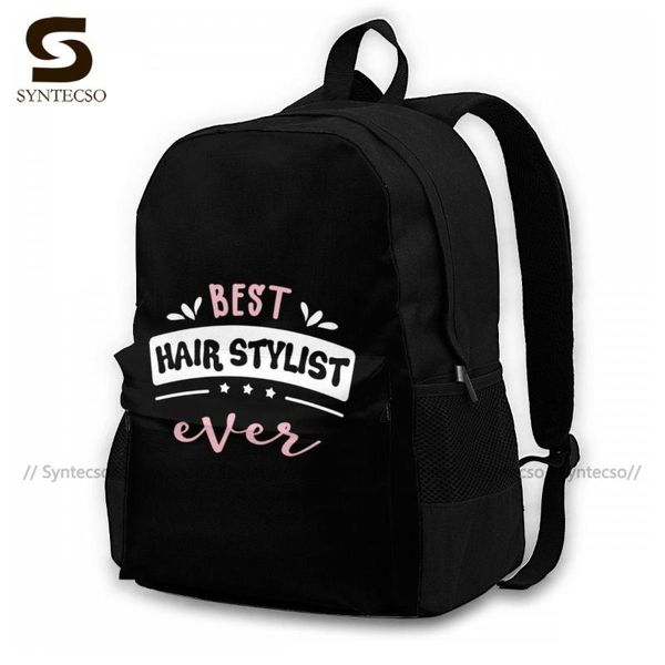 

hairdresser backpacks fitness girl soft backpack unusual polyester bags