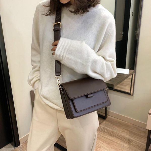 

evening bags summer fashion lady shoulder bag designer messenger flip soft zipper solid color all-match handbag casual