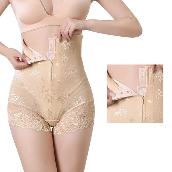 

high waist trainer bodysuit zip shaper panties tummy belly control slimming wholesale shapewear girdle underwear fast shipping