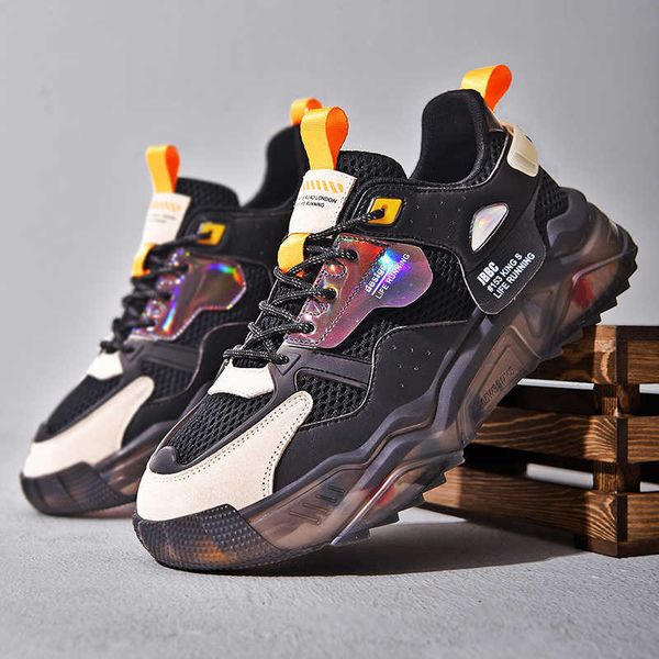 

men's shoes summer breathable thin 2021 mesh versatile popcorn sports casual ins daddy