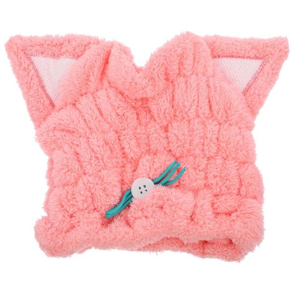

shower caps lovely cat ear hair drying towel wrap ultra absorbent dry hat for