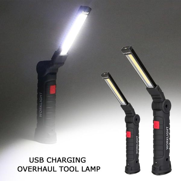 

working light portableÂ 5Â modeÂ cobÂ Â torchÂ usbÂ rechargeableÂ ledÂ workÂ lightÂ magnetic lampÂ for campingÂ repairÂ car lampÂ car accessories