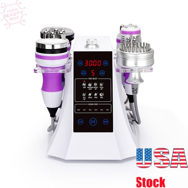 8 em 1 Unoisetion Cavitation 2.0 40K Body Slimming Radio Frequency Aperto da pele Vacuum Photon Beauty Machine