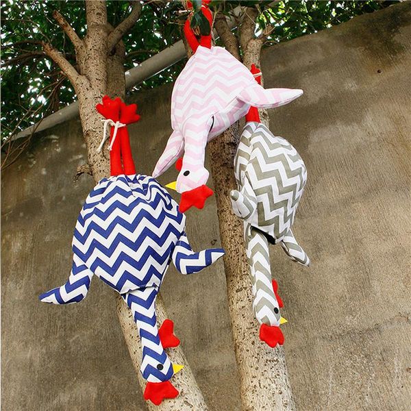 

storage bags garbage bag holder cartoon chicken cute funny home car sorting