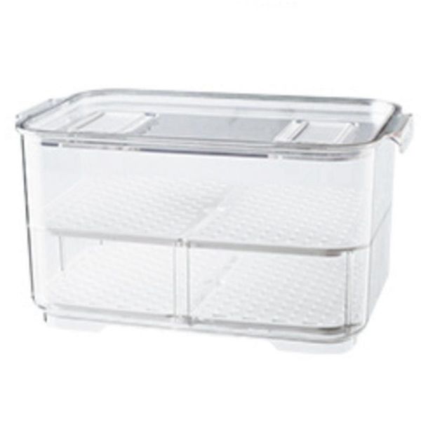 

storage bottles & jars refrigerator organizer bins vegetable stackable fridge clear cabinet for kitchen