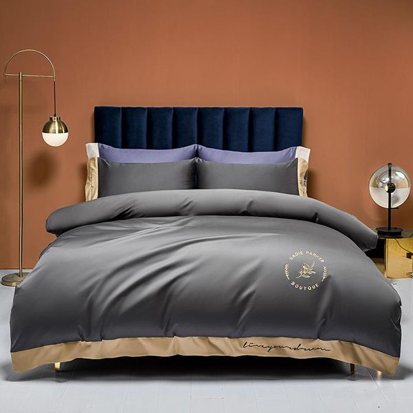 

bedding sets fashion twin full  king 100%cotton set duvet cover pillowcase flat sheet bedspreads home el bedclothes bedroom
