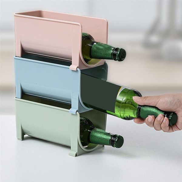 

kitchen storage & organization 2pcs beverage beer racks practical refrigerator drink stands
