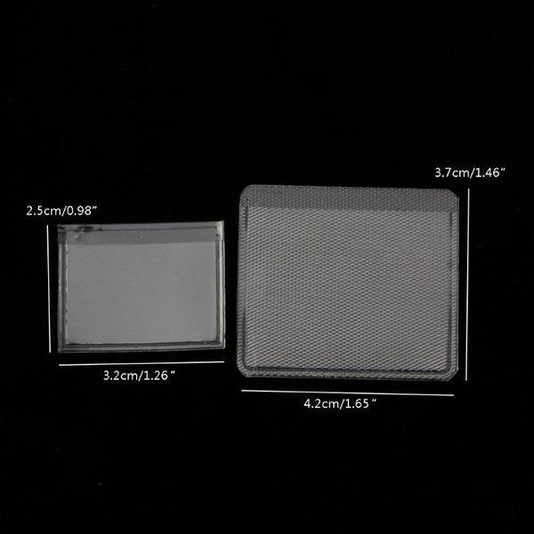 

jewelry pouches, bags necklace card back pocket invisible storage bag self-adhesive plastic diy accessories, Pink;blue