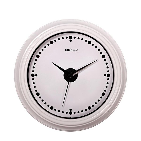 

wall clocks 12 inch modern clock simple round mute living room decoration quartz fashion rural home